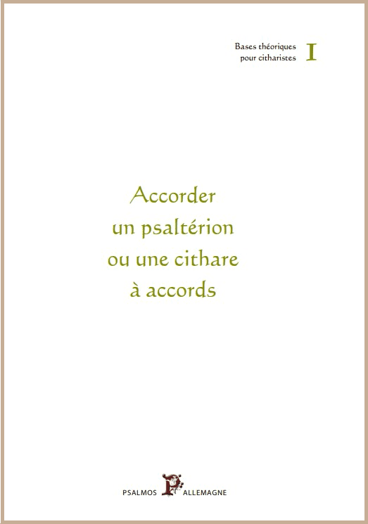 Accorder un psaltérion ou une cithare