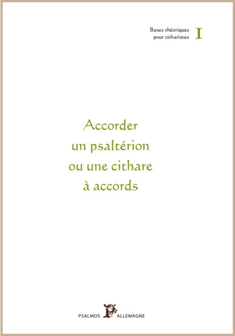 Accorder un psaltérion ou une cithare