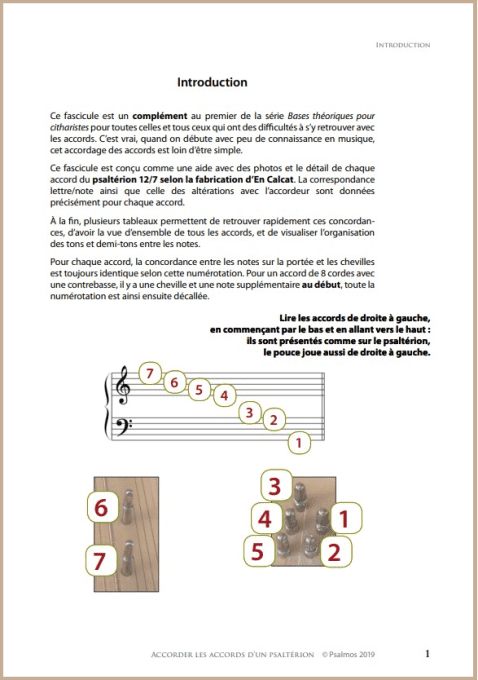 Accorder un psaltérion n° 2