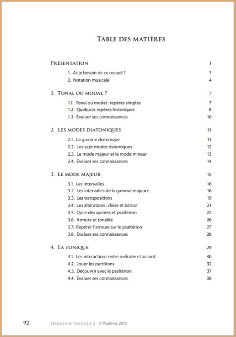 Harmonie pratique 2