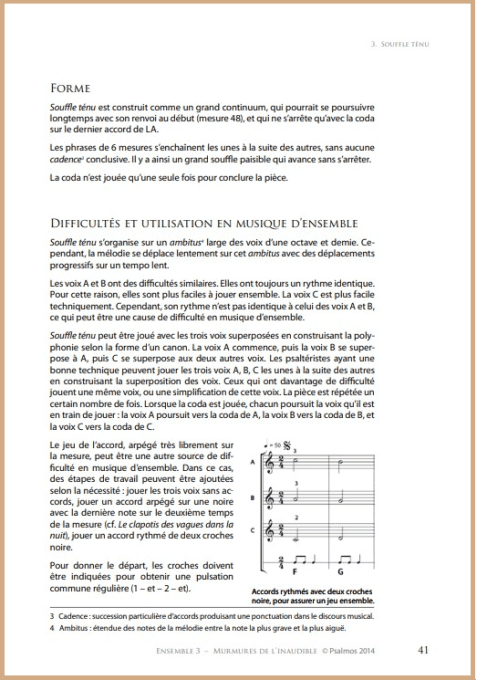 Ensemble 3. Murmures de l'inaudible