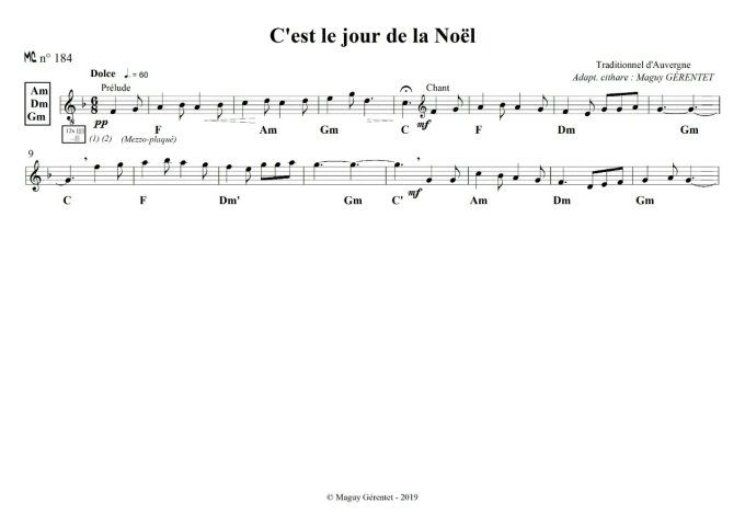 Petits Noëls traditionnels à la cithare