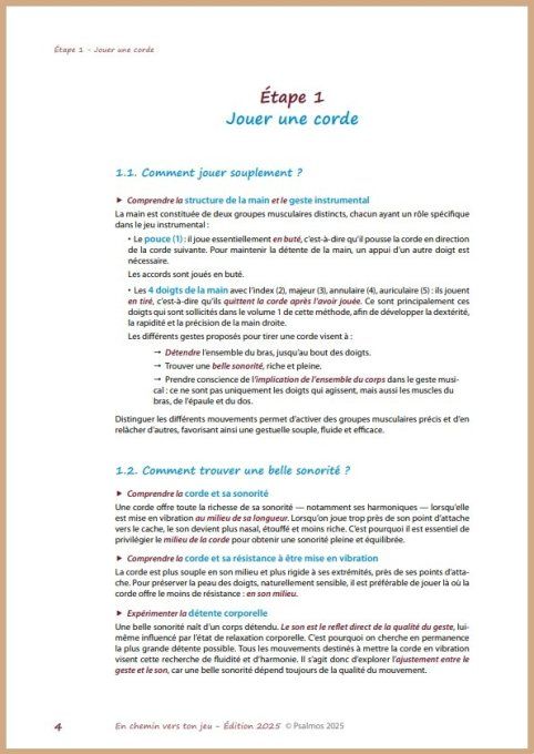 En chemin vers ton jeu - Méthode de base - EDITION 2025