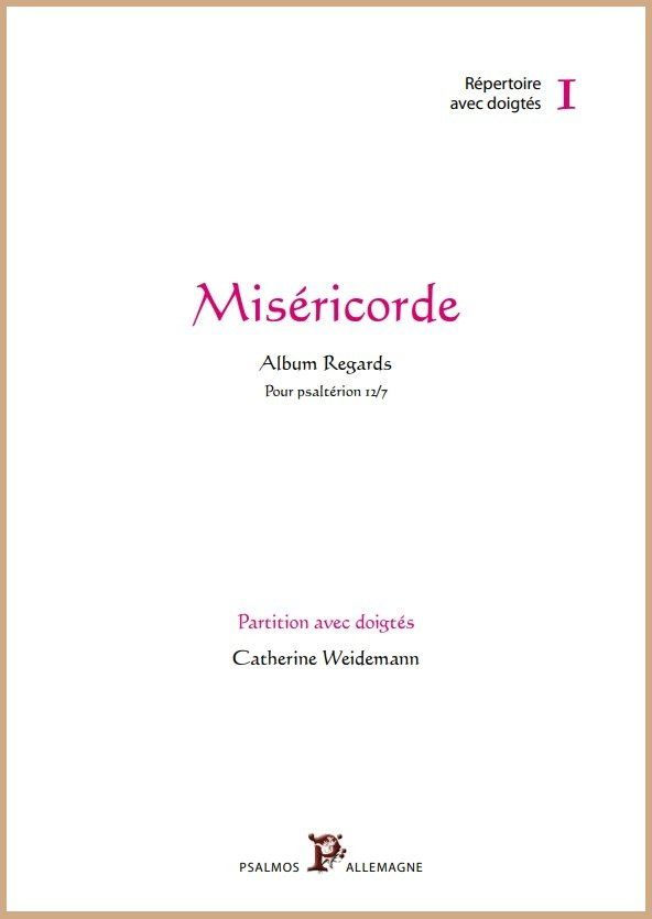 PARTITION "REGARDS" DOIGTEE : Miséricorde