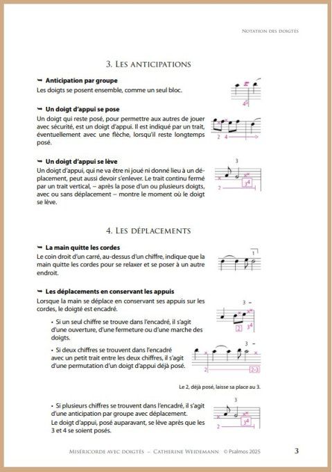 PARTITION "REGARDS" DOIGTEE : Miséricorde