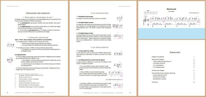 1 PARTITION REGARDS DOIGTEE : Miséricorde - Lumière de gloire - Tes yeux - Va tranquille et en paix