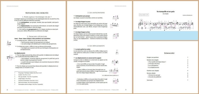 4 PARTITIONS REGARDS DOIGTEES : Miséricorde--Lumière de gloire--Tes yeux--Va tranquille et en paix