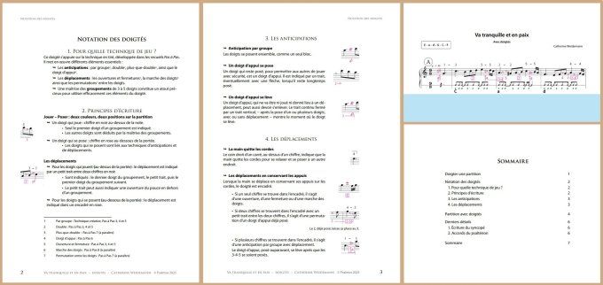 1 PARTITION REGARDS DOIGTEE : Miséricorde - Lumière de gloire - Tes yeux - Va tranquille et en paix