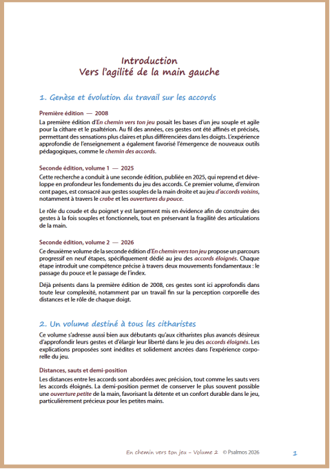En chemin vers ton jeu 2 - Méthode de base - EDITION 2026