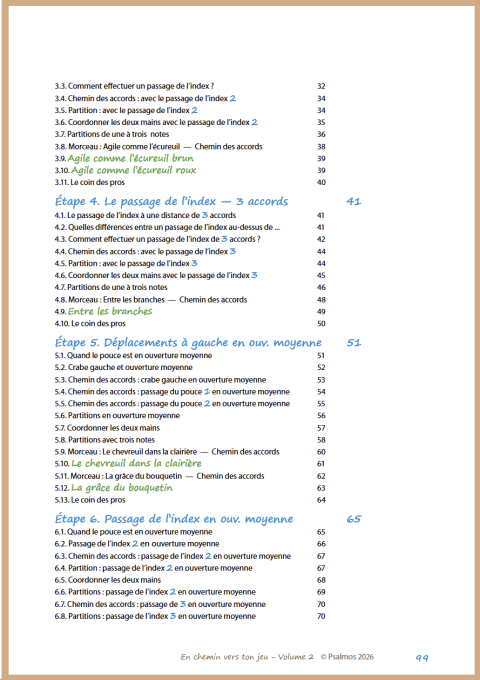 En chemin vers ton jeu 2 - Méthode de base - EDITION 2026