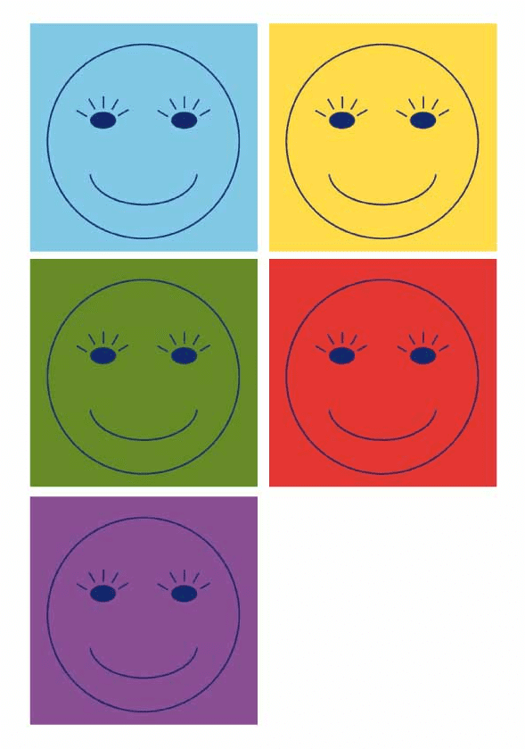 5 Cartes avec couleurs des groupements