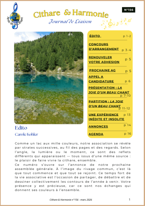 C&H 156 version papier - Mars 2026