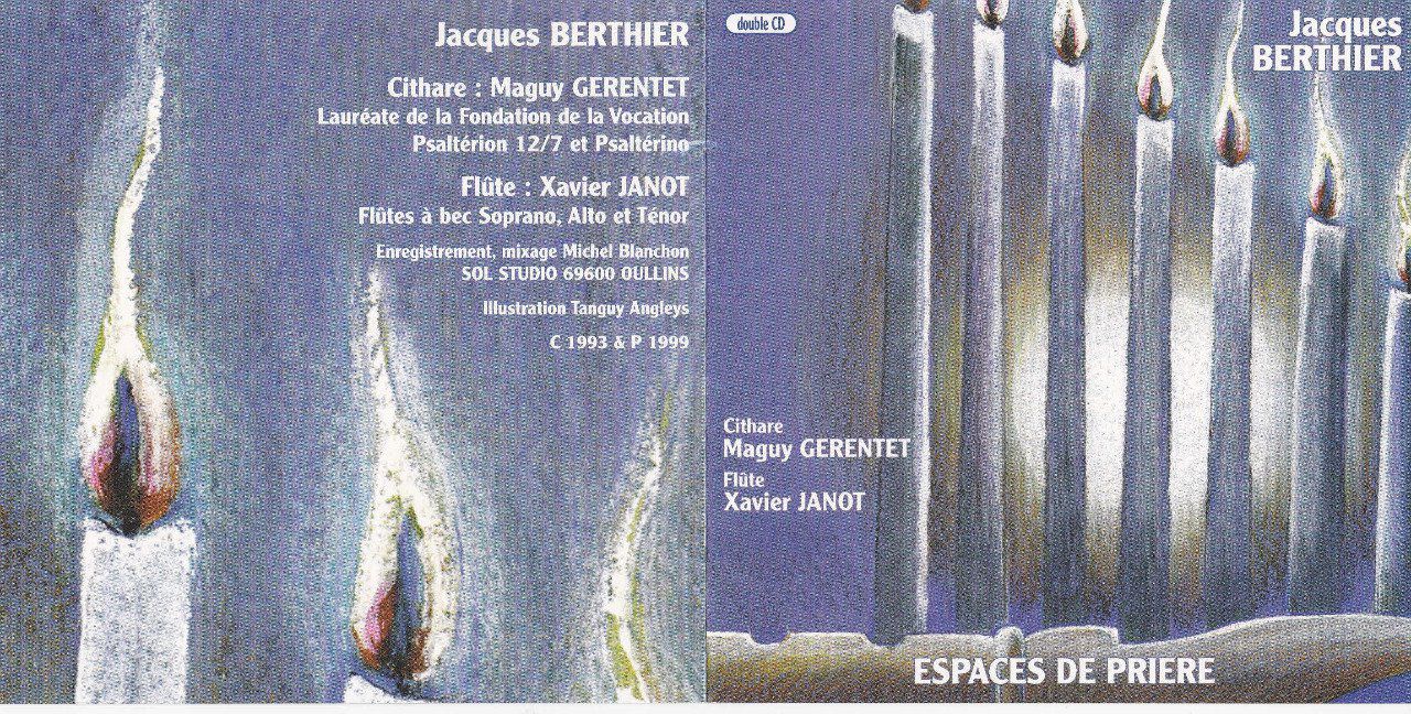 Double CD de Jacques Berthier