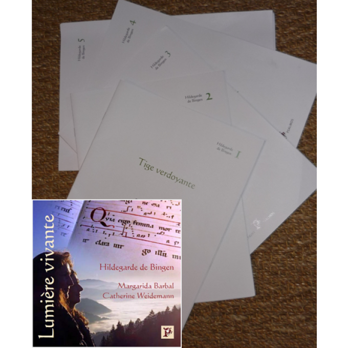 Les 5 premières Partitions avec le CD Hildegarde de Bingen